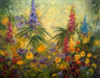 Marina Petro Adventures In Daily Painting In Full Bloom Flower