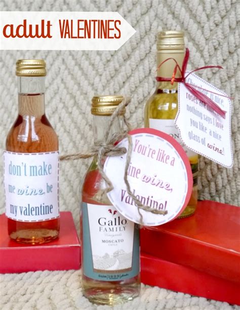 We have creative diy valentine's day gifts for him and her: Valentine Wine - C.R.A.F.T.