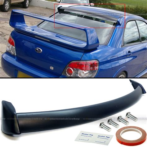 For 02 07 Subaru Impreza Wrx Sti Oe Style Rear Window Roof Spoiler Abs