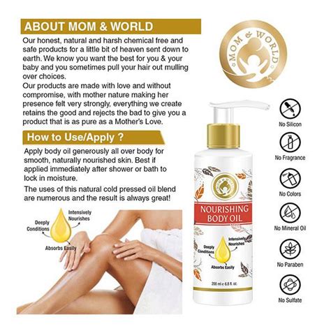 Buy Mom World Mother Nourishing Body Oil 200 Ml Online At Best Price
