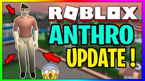 Roblox Released Anthro New Roblox Character Style Roblox New Anthro Update Youtube