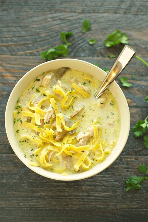 Chicken noodle soup is so comforting not only when you are down with the flu but anytime. Slow Cooker Creamy Chicken Noodle Soup - Slow Cooker Gourmet