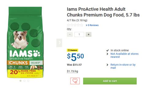 Shop for iams pet food in pets. Walmart Canada Clearance Deal: Iams ProActive Health ...