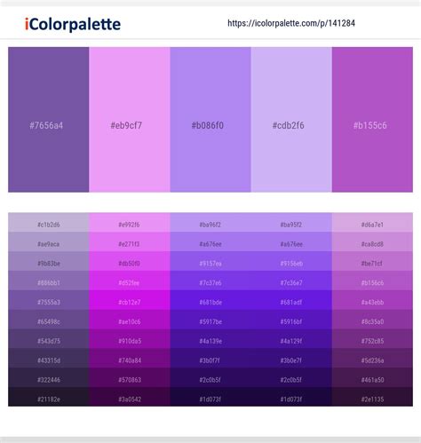 Purple Grey Paint Color Purple Color Names Purple Color Schemes