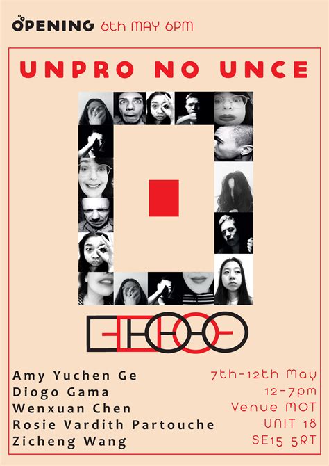 Unpro No Unce Exhibition At Venue Mot Unit 18 In London