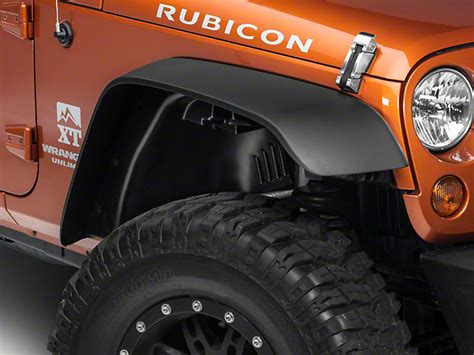 Rugged Ridge Jeep Wrangler At Flat Fender Flare Kit W Liners 11620