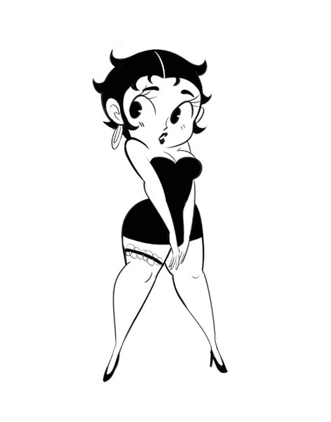 Betty Boop Drawings Free Download On Clipartmag