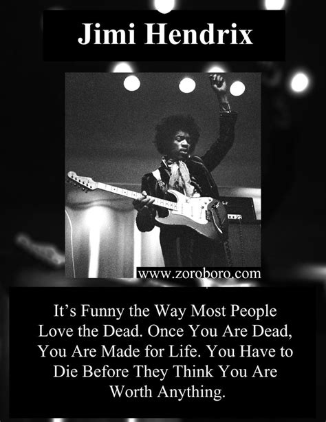 Jimi Hendrix Quotes Jimi Hendrix Inspiring Quotes On Music Love Peace And Happiness Life