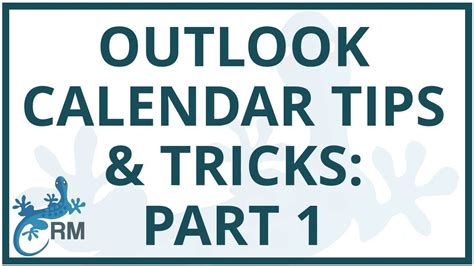 Outlook Calendar Tips And Tricks Part 1 How To Use Outlook Calendar
