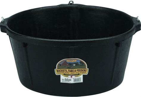 Little Giant Rubber Feeder Tub With Hooks Horseloverz