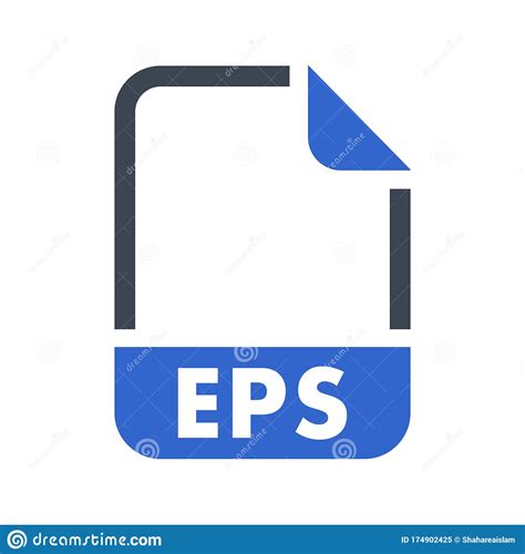 Eps File Format Icon Stock Vector Illustration Of File 174902425