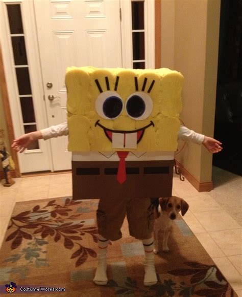 Diy Spongebob Costume Last Minute Costume Ideas
