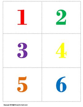 Have them cut the cards out and have fun playing with the numbers! Number Flash Cards 1 - 20 by Stephanie Hale | Teachers Pay ...