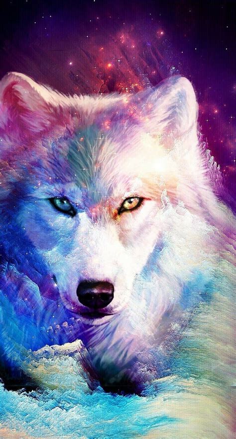Rainbow Wolf Wallpapers Wallpaper Cave