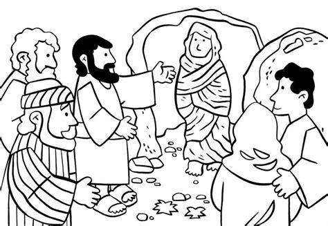Jesus heals jairus daughter in miracles of jesus coloring page. 45 best Lazarus images on Pinterest | Timeline, Bible art ...