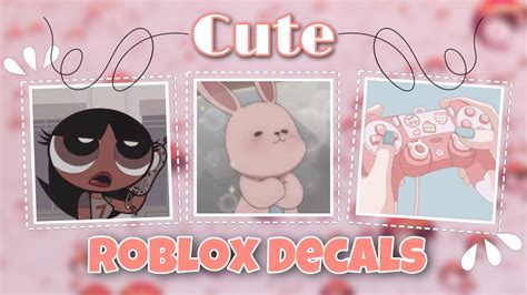 Cute Roblox Decals With Decal Id For Your Royale High Journal Youtube