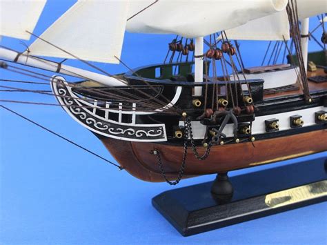 Wholesale Wooden Uss Constitution Tall Model Ship 24in Hampton Nautical