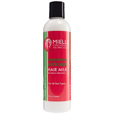 If you're afraid or had a bad result in the past with white residue on your hair, you can pour the water and oats in a mixer, blend everything well and strain the. Mielle Avocado Moisturizing Hair Milk | Textured Hair ...