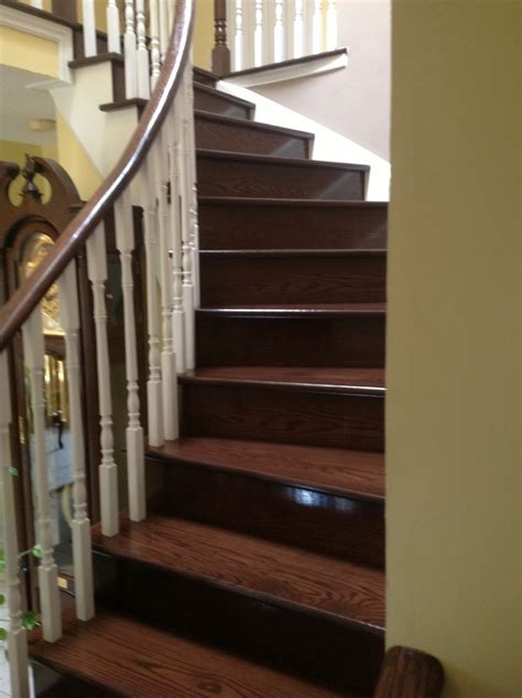 Stairwell renovation, railing edition (imgur.com). - Toronto Staircase Renovation