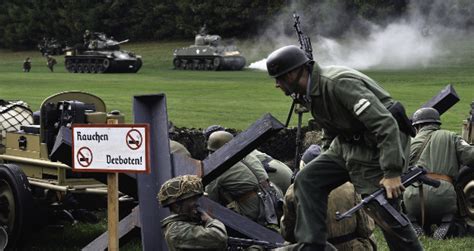 Reenactment Battle For The Airfield Wwii The History List