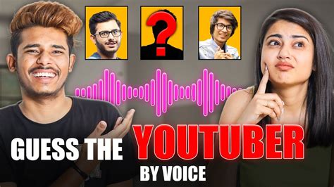 guess the youtuber by their voice challenge with nishu youtube