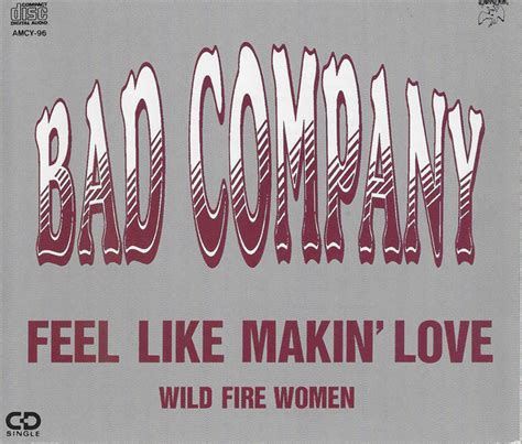 Bad Company Feel Like Makin Love Cd Discogs