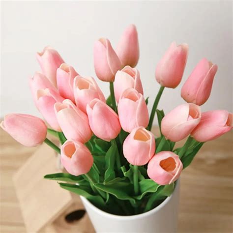 Artificial Flowers Tulips In Vase Finch U0026 Lane Interiors Moo