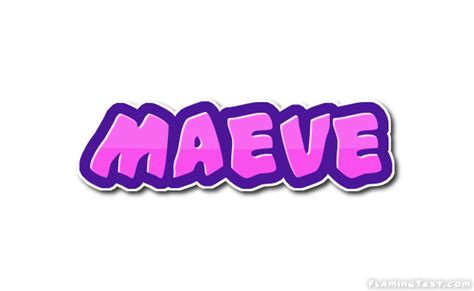 Maeve Logo Herramienta De Diseño De Nombres Gratis De Flaming Text