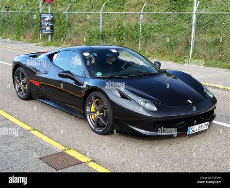 Ferrari 458 Italia Wallpaper Black