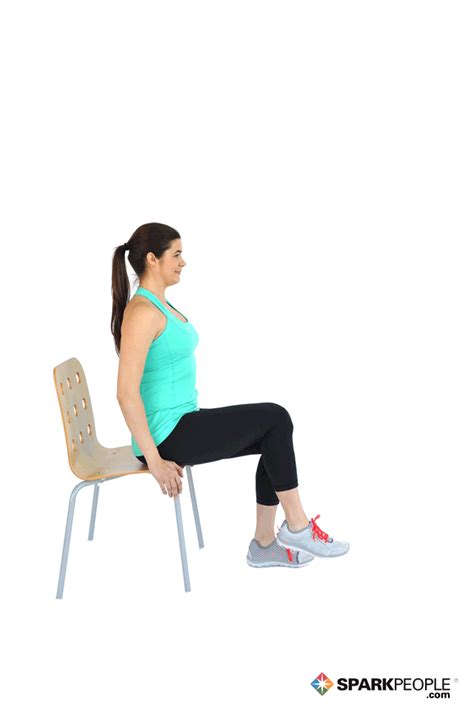 Seated Leg Extensions Exercise Demonstration Sparkpeople