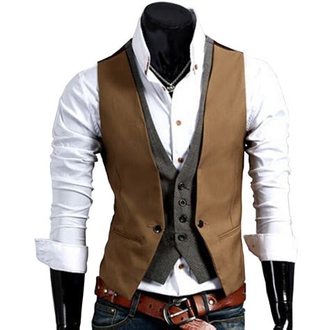 Waistcoats of this kind are easy to wear no matter what your size and are the ideal choice for special occasions such as weddings, christenings, balls, dinner parties and business events, especially when teamed with other. New Style Men's Vests Fashion Plaid Pattern Slim Fit Vest ...