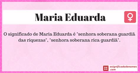 Apelido Para O Nome Maria Eduarda