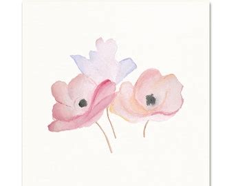Items Similar To Floral Art Print Original Watercolor Botanical Art