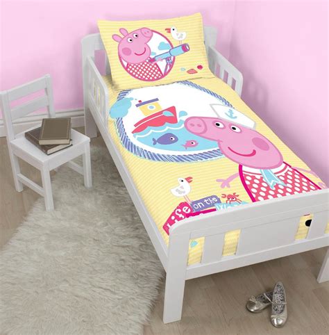 Light up led feature illuminates any room! NEW PEPPA PIG NAUTICAL DESIGN BEDROOM - Choose One or More ...