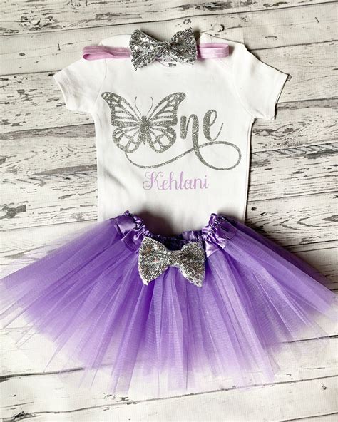 Personalized Butterfly 1st Birthday Outfit 1st Birthday Etsy In 2020