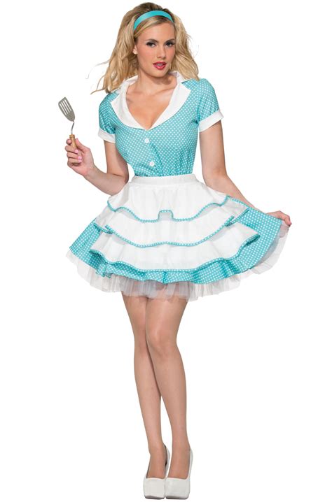 50 S Sexy Housewife Adult Costume M L PureCostumes Com