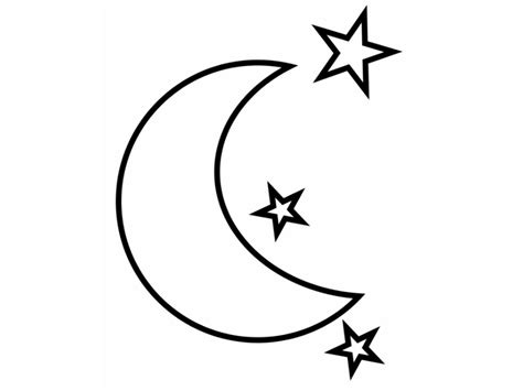 Download High Quality Moon Clipart Outline Transparent Png Images Art
