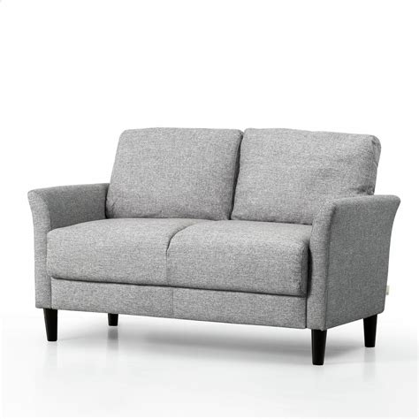Zinus Jackie 2 Seater Sofa Fabric Light Grey Bunnings Australia
