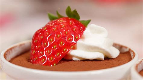 Chocolate mousse cake is rich, chocolaty and decadent, hard not to fall in love with it from the first bite. Valentine's Chocolate Mousse Recipe | Cooking with Dog
