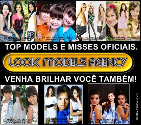 Look Models Agency Top Models e misses oficiais que estarão no VT E