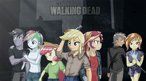 The Walking Dead Equestria Girls Anume Style By Ngrycritic On Deviantart