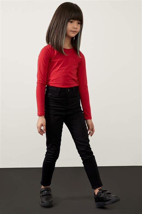 Red Girls And Teens Girl Basic Long Sleeved Shirt 1459354 Defacto