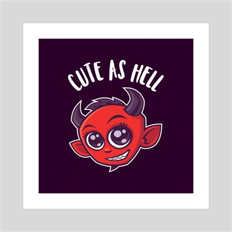Cute As Hell Devil An Art Print By John Schwegel Inprnt