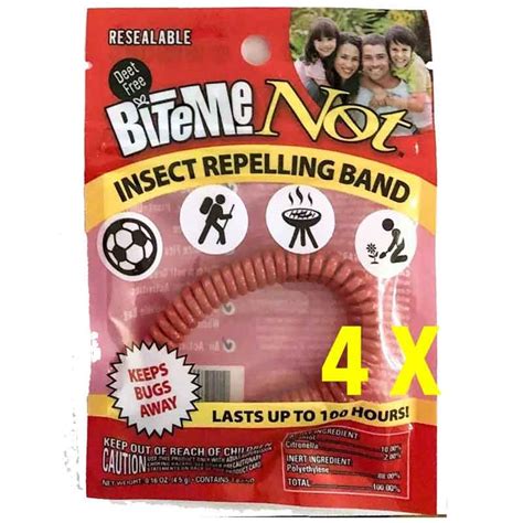 Bite Me Not Insect Repelling Coil Wristbands Bite Me Not
