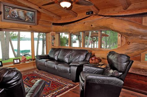 Maybe you would like to learn more about one of these? A Small Cabin Built With Unique Logs