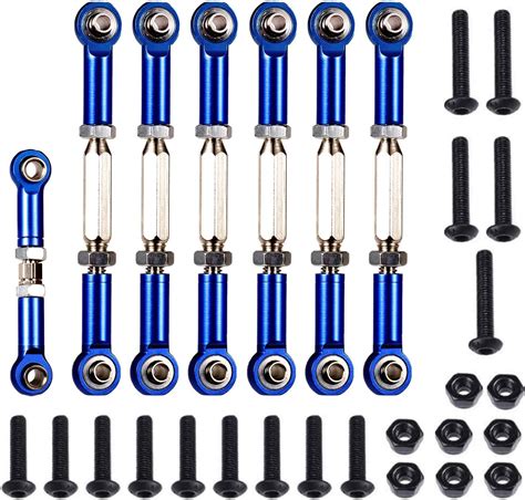 Globact Aluminum Adjustable Turnbuckles Camber Link With Rod Ends Sets