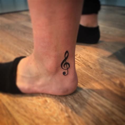 Music Symbol Tattoo Stencil