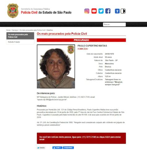 O jornalismo da record tv segue pistas atrás de paulo cupertino e vai ao paraguai, local onde o assassino do ator rafael. Giro de Notícias: Assim como Paulo Cupertino, Lázaro ...