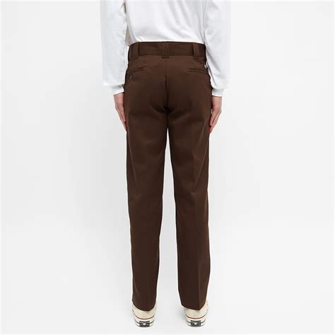 Dickies 873 Slim Straight Work Pant Chocolate Brown End Uk