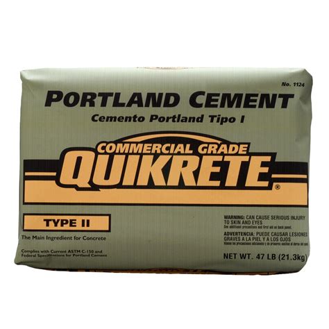 Quikrete Portland 47 Lb Type Ii Cement At
